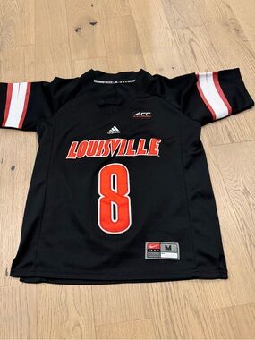 Louisville #8 Lamar Jackson Jersey YM